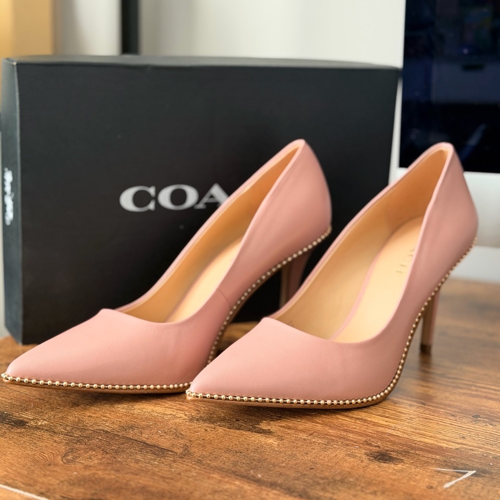 Coach Women's Blush Pink Heels